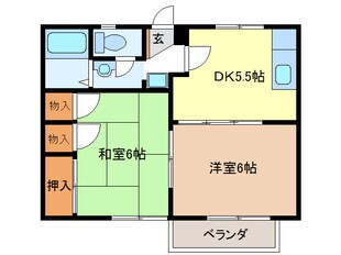 アーバンステイツⅢの物件間取画像